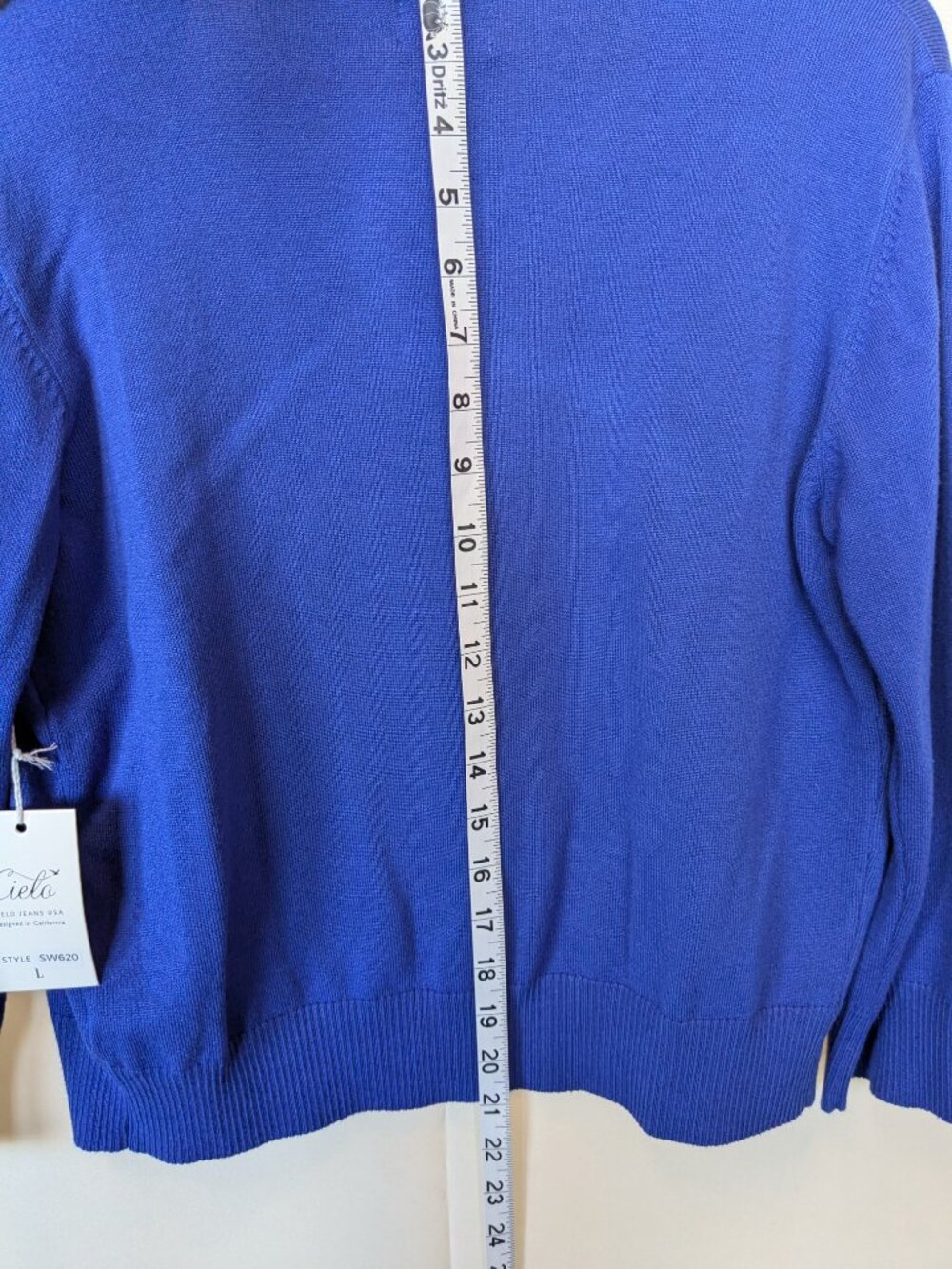 NEW Royal Blue Shrug / Crop Sweater - Picture 7 of 7